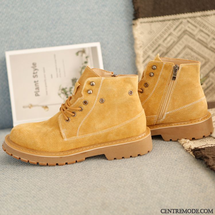 Bottes Homme Cuir Marron Pas Cher, Bottes Homme Cuir Ivoire Vin Rouge