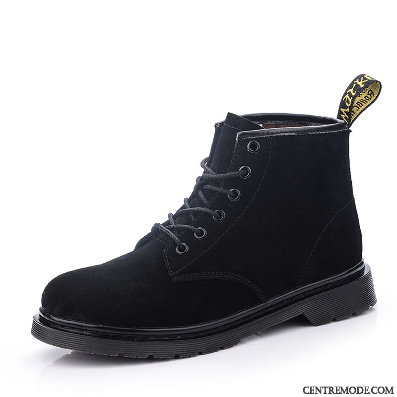 Bottes Homme Fashion Violet Saphir, Bottes Cuir Marron Soldes