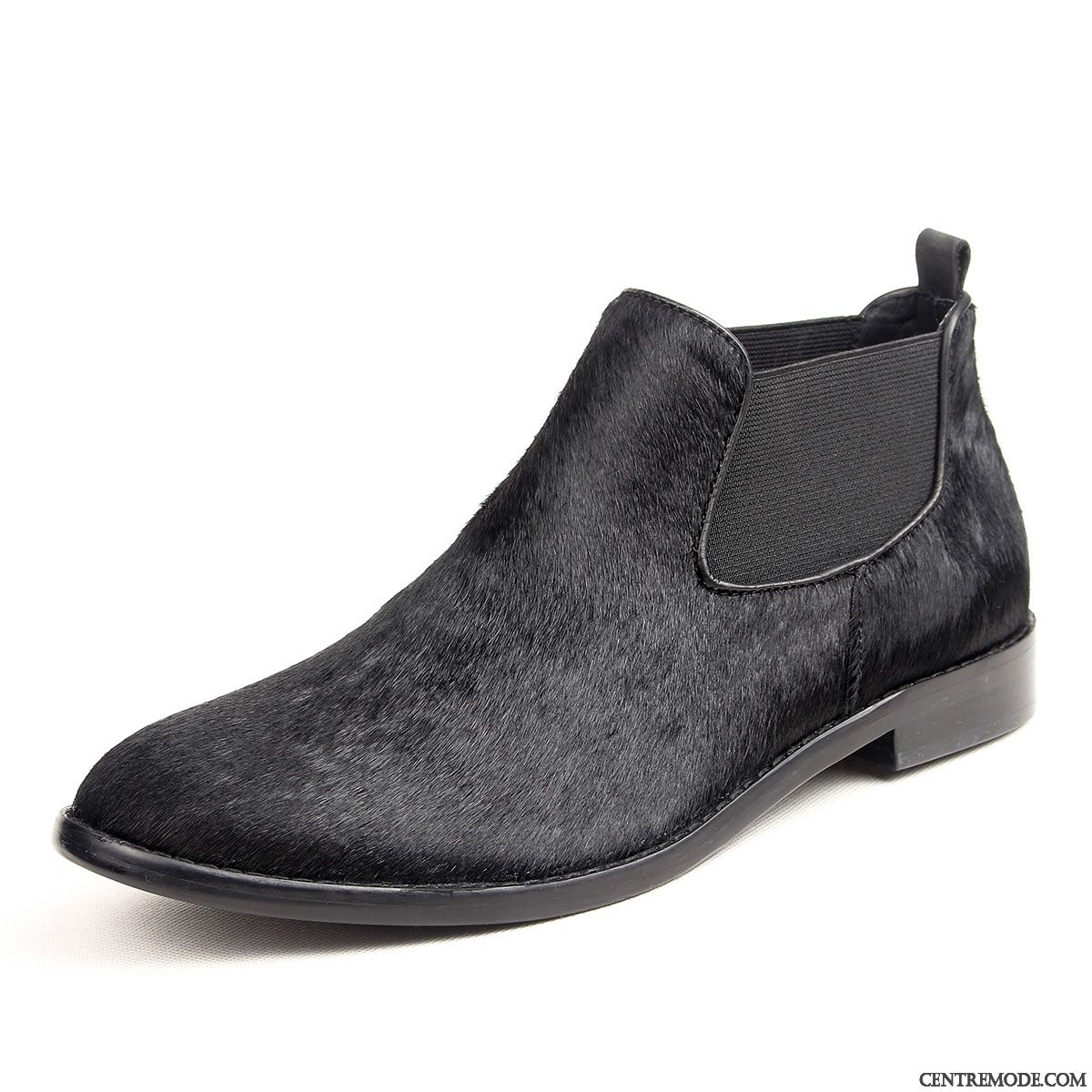 Bottes Homme Rétro De Boîtier Été Bottes Courtes Tendance Bottes Martin Noir