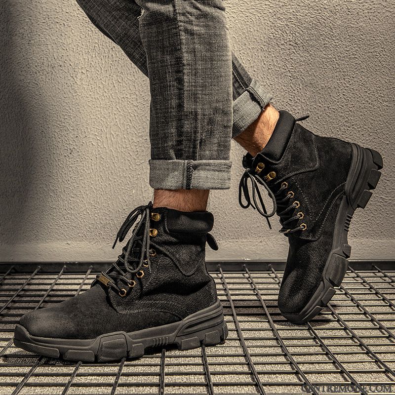 Bottes Montante Homme Marron En Ligne, Bottes En Cuir Pour Homme Blanc Bleu Turquoise