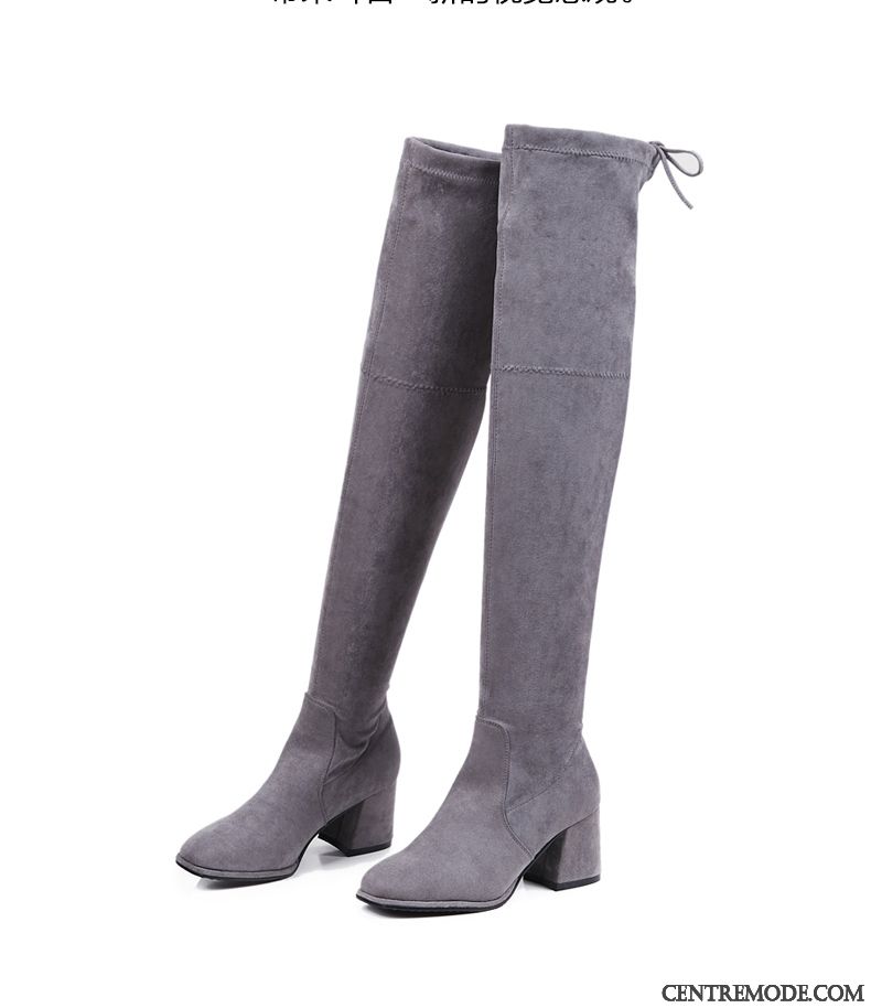 Bottines Cuir Beige Femme Lawngreen Saumon, Bottes Femme Pas Cher