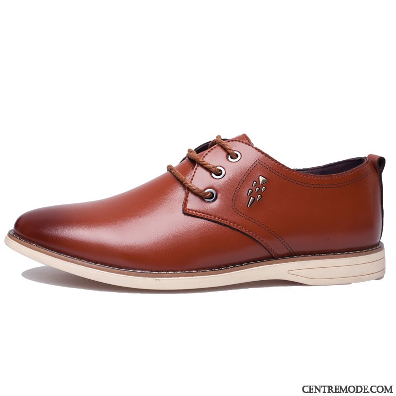 Bottines Haut Talon Homme Pas Cher, Derbies Homme Soldes Ivoire Tout Noir