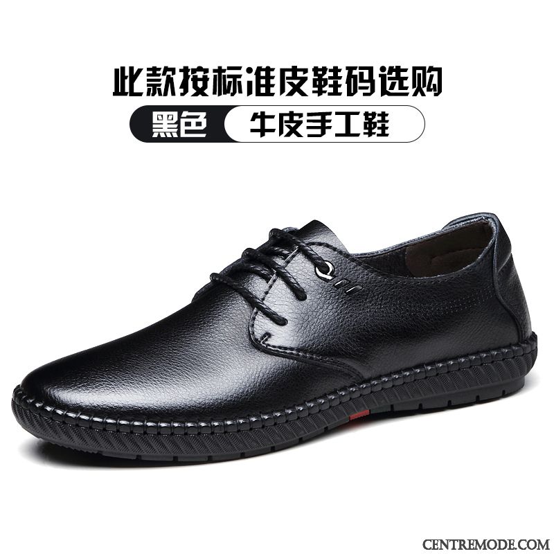 Bottines Noires Talons Jaune Bisque, Derbies Hautes Pour Hommes France