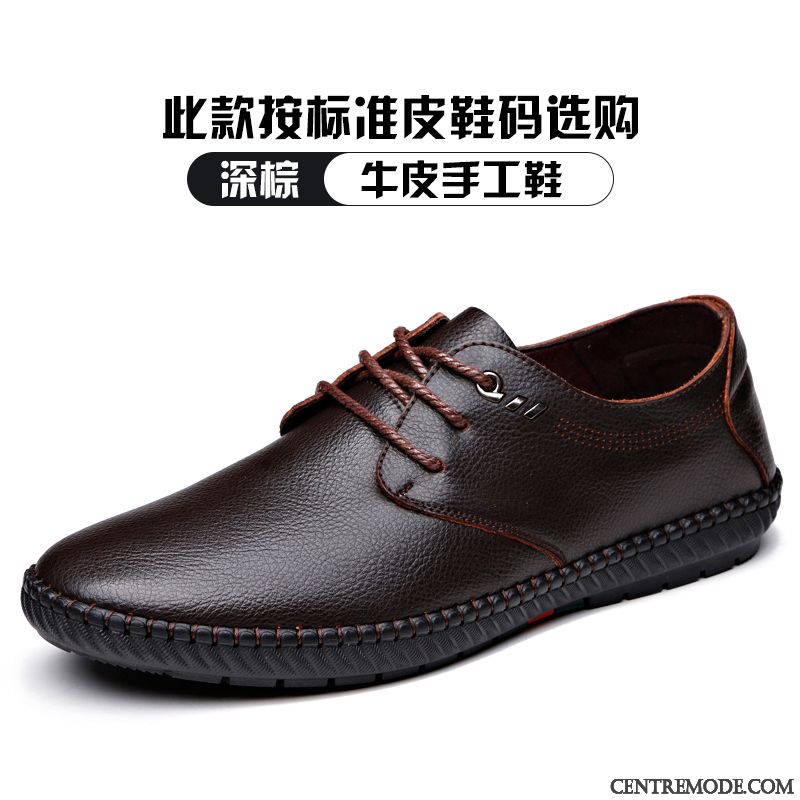 Bottines Noires Talons Jaune Bisque, Derbies Hautes Pour Hommes France