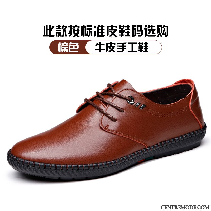 Bottines Noires Talons Jaune Bisque, Derbies Hautes Pour Hommes France