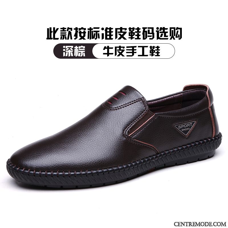 Bottines Noires Talons Jaune Bisque, Derbies Hautes Pour Hommes France