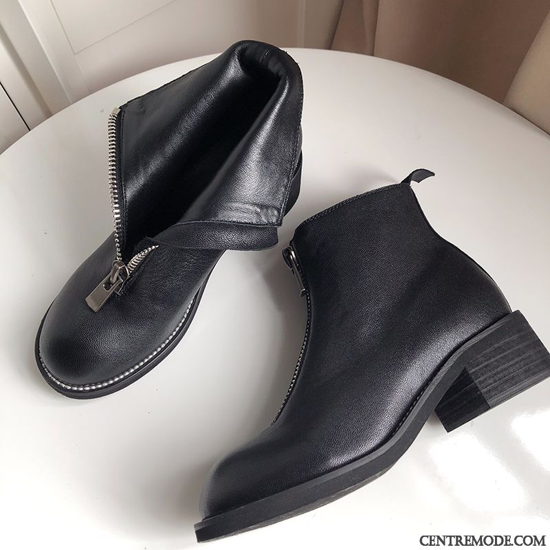 Bottines Plates Femme Cuir, Bottines Été Femme Pas Cher Vert Émeraude Vert