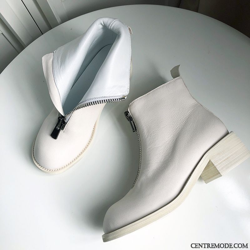 Bottines Plates Femme Cuir, Bottines Été Femme Pas Cher Vert Émeraude Vert