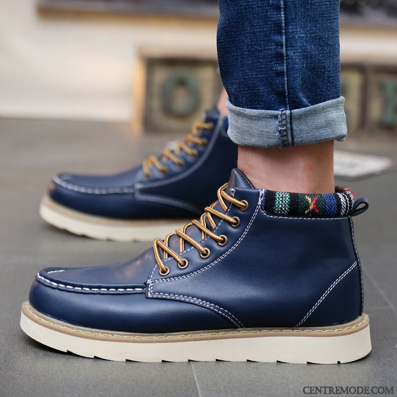 Bottines Été Homme Pas Cher, Derbies Pour Hommes Pensée Noir