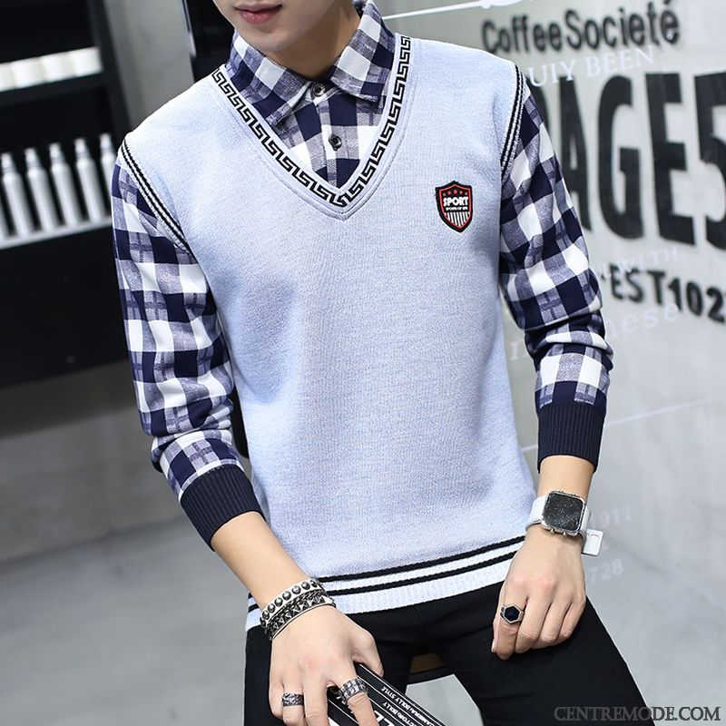 Cardigan Blanc Homme, Pull Col Roulé Homme Cachemire Bébé Rose Poudre Bleue