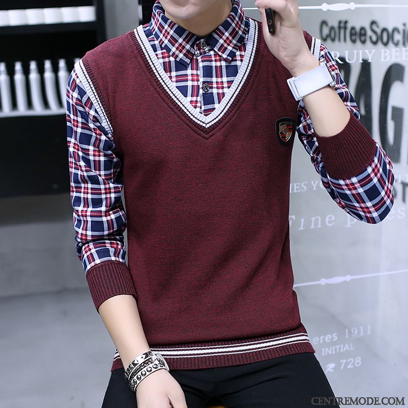 Cardigan Blanc Homme, Pull Col Roulé Homme Cachemire Bébé Rose Poudre Bleue