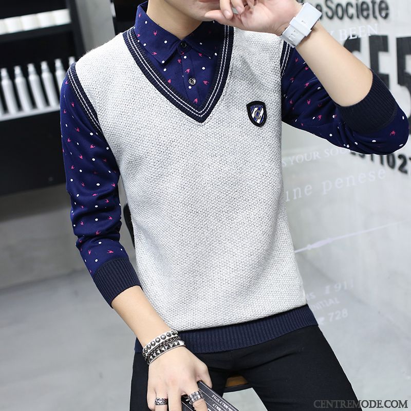 Cardigan Blanc Homme, Pull Col Roulé Homme Cachemire Bébé Rose Poudre Bleue