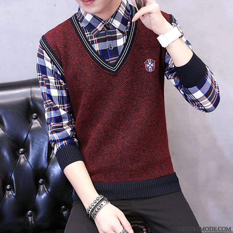 Cardigan Blanc Homme, Pull Col Roulé Homme Cachemire Bébé Rose Poudre Bleue