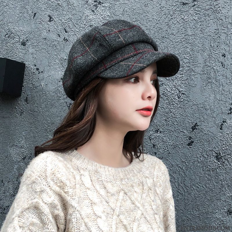 Casquette Femme All-match Peintre Hiver Rétro L'automne Anis Étoilé Brun