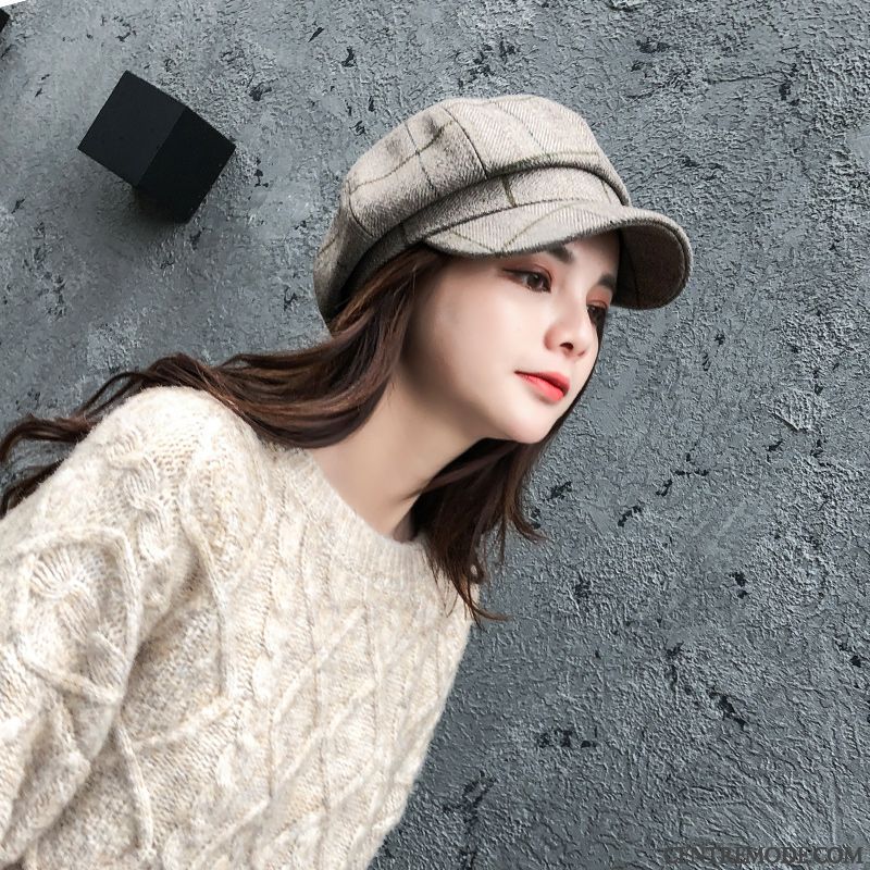 Casquette Femme All-match Peintre Hiver Rétro L'automne Anis Étoilé Brun