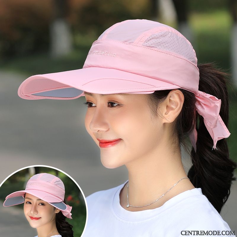 Casquette Femme Chapeau Chapeau De Soleil Été Casquette De Baseball Ombre Loisir Bleu Violet