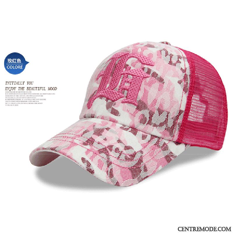 Casquette Femme Paillettes Tendance Été Chapeau De Soleil Ombre Loisir Rose