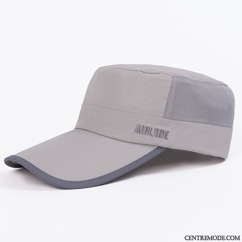 Casquette Homme De Plein Air Été Femme Chapeau Ombre Chapeau De Soleil Noir