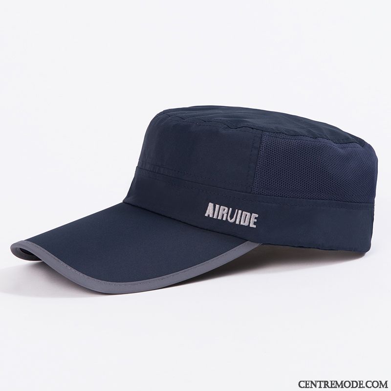 Casquette Homme De Plein Air Été Femme Chapeau Ombre Chapeau De Soleil Noir