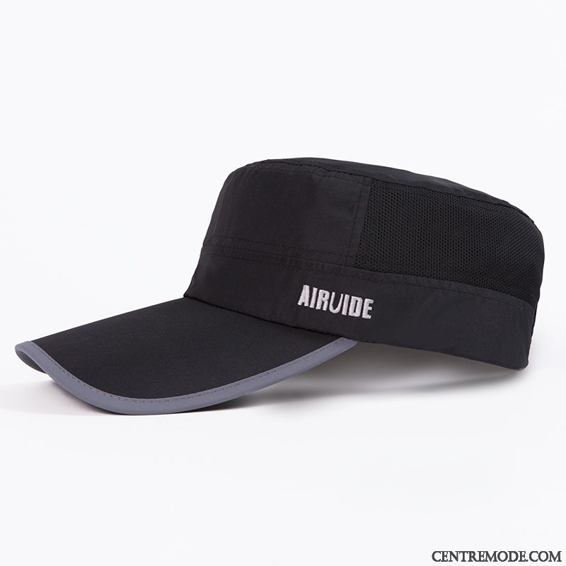 Casquette Homme De Plein Air Été Femme Chapeau Ombre Chapeau De Soleil Noir