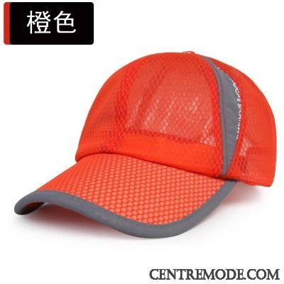 Casquette Homme Engrener Chapeau Casquette De Baseball De Plein Air Ombre Été Noir