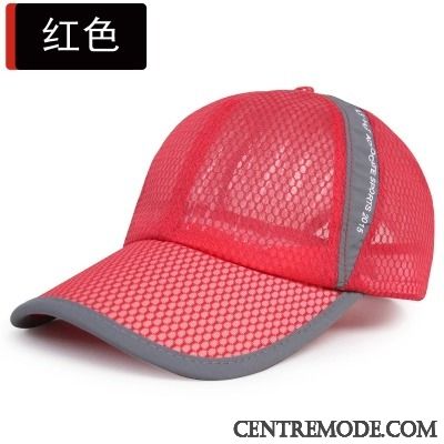 Casquette Homme Engrener Chapeau Casquette De Baseball De Plein Air Ombre Été Noir