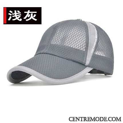 Casquette Homme Engrener Chapeau Casquette De Baseball De Plein Air Ombre Été Noir