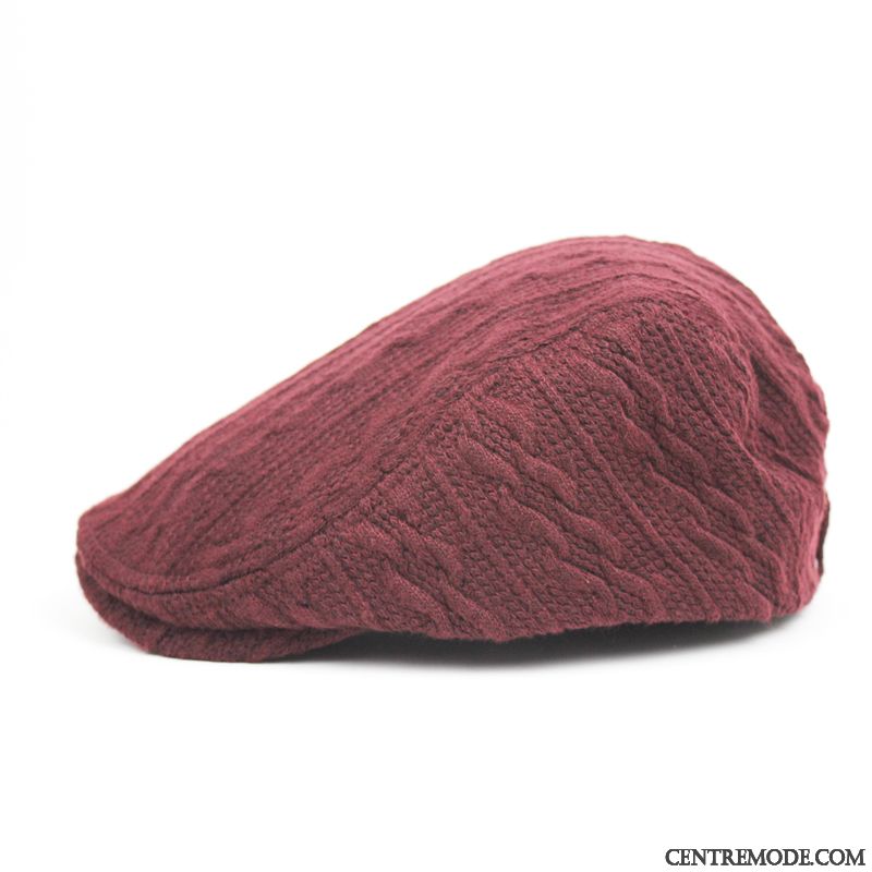 Casquette Homme Garder Au Chaud Milieu Le Nouveau Tricot Hiver L'automne