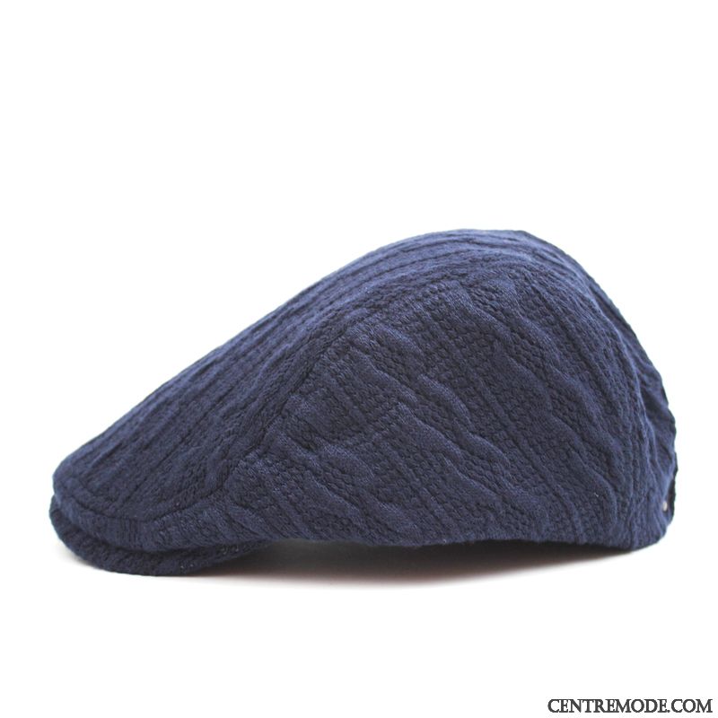 Casquette Homme Garder Au Chaud Milieu Le Nouveau Tricot Hiver L'automne