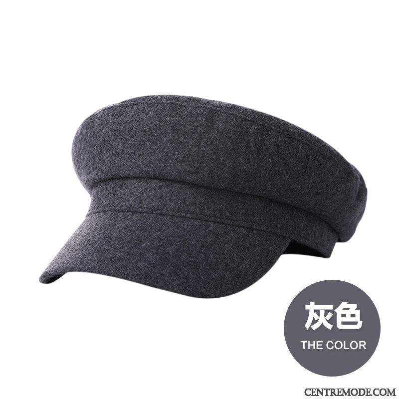 Casquette Homme Tendance Chapeau L'automne Loisir Hiver Noir