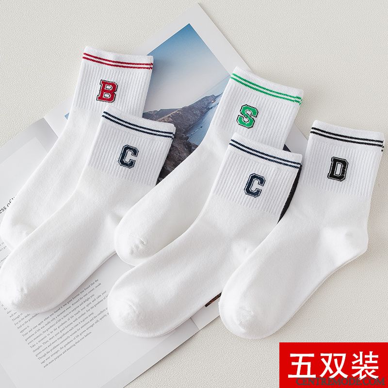 Chaussette Femme Plus Épais Vent De L'université Chaussettes En Coton Hiver En Forme De Coeur L'automne Gris