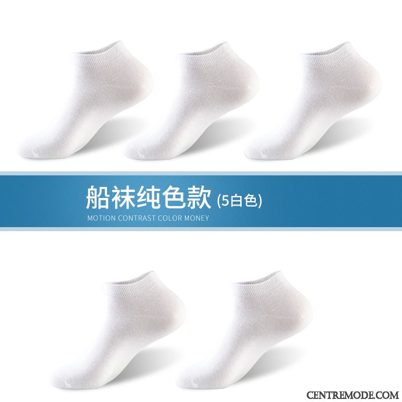 Chaussette Homme Chaussettes En Coton Chaussette Basse Coupée Chaussette Courte Section Mince Tendance Quatre Saisons Noir