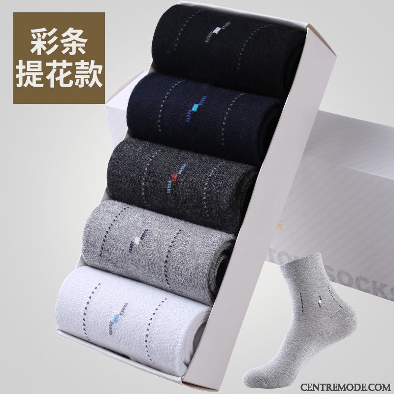 Chaussette Homme Chaussettes En Coton Chaussette Basse Coupée Chaussette Courte Section Mince Tendance Quatre Saisons Noir