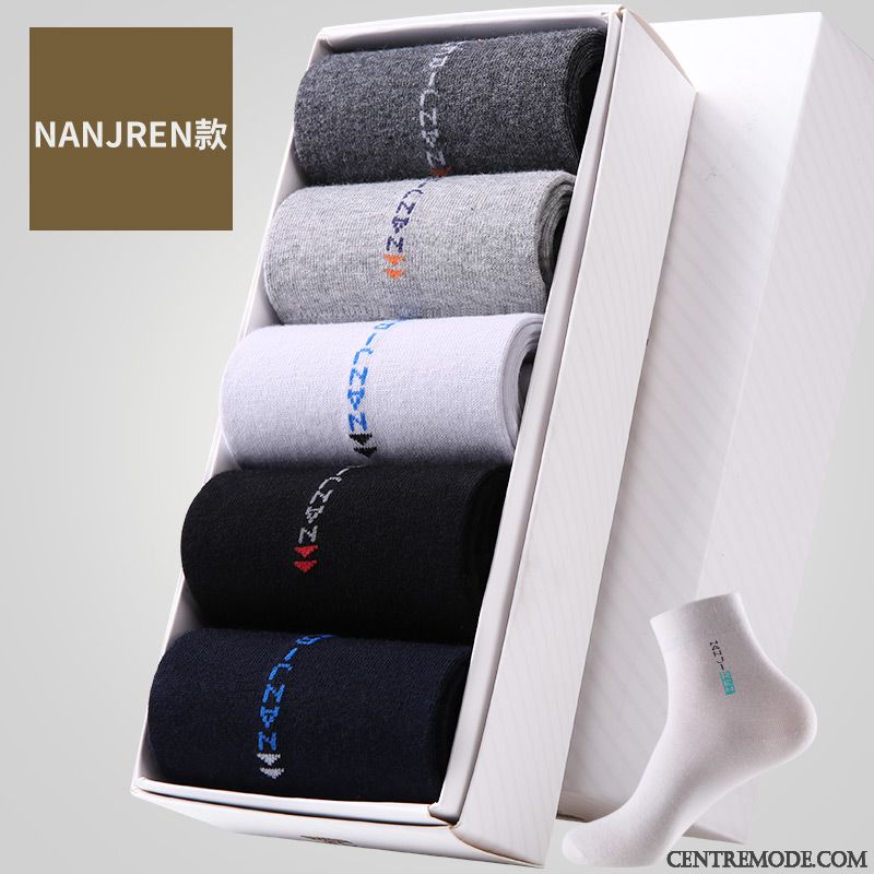 Chaussette Homme Chaussettes En Coton Chaussette Basse Coupée Chaussette Courte Section Mince Tendance Quatre Saisons Noir