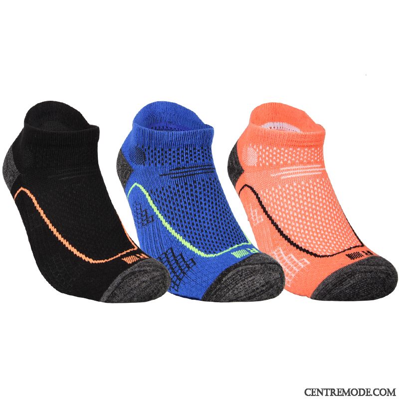 Chaussette Homme Chaussettes En Coton Serviette Faible Sport Basketball Courir Gris Clair Foncé