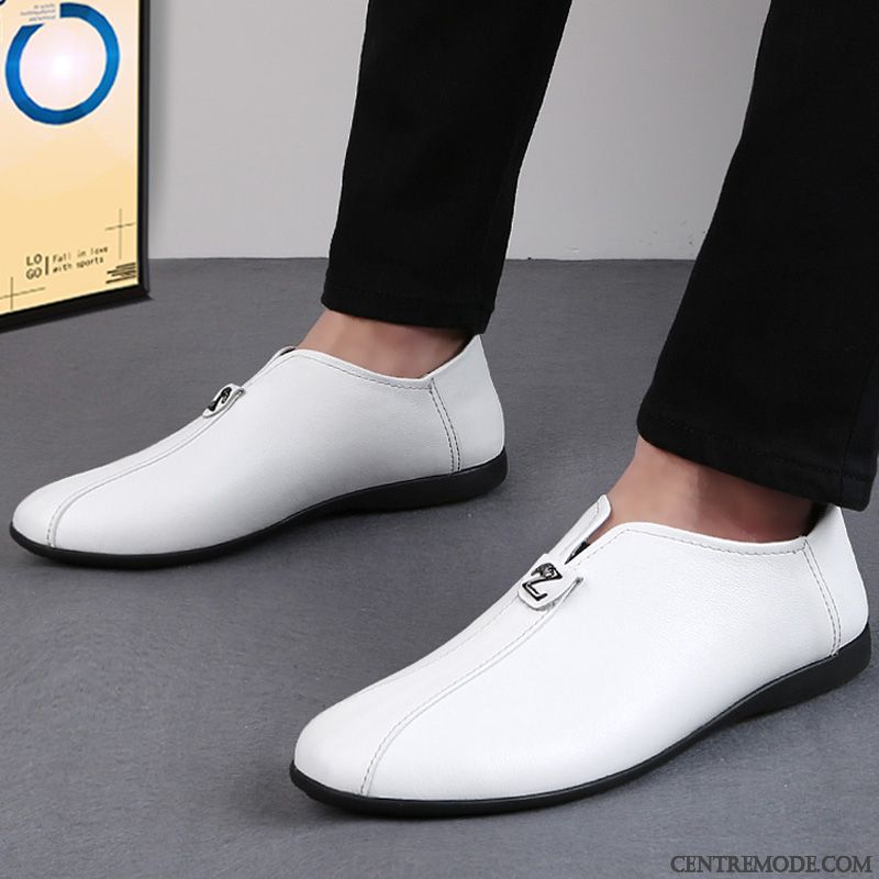 Chaussette Mocassin Homme, Mocassin Couleur Homme Jaune Blanc