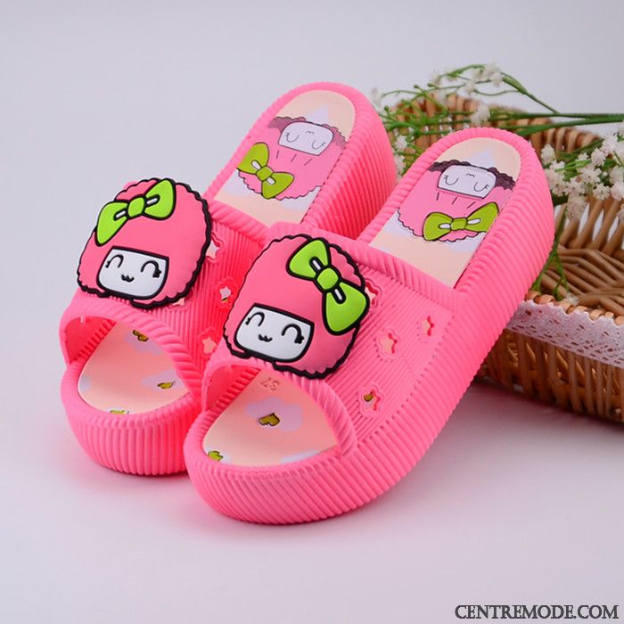 Chausson Femme Souple Saphir Saumon, Chaussons Chaussures Des Femmes Pas Cher
