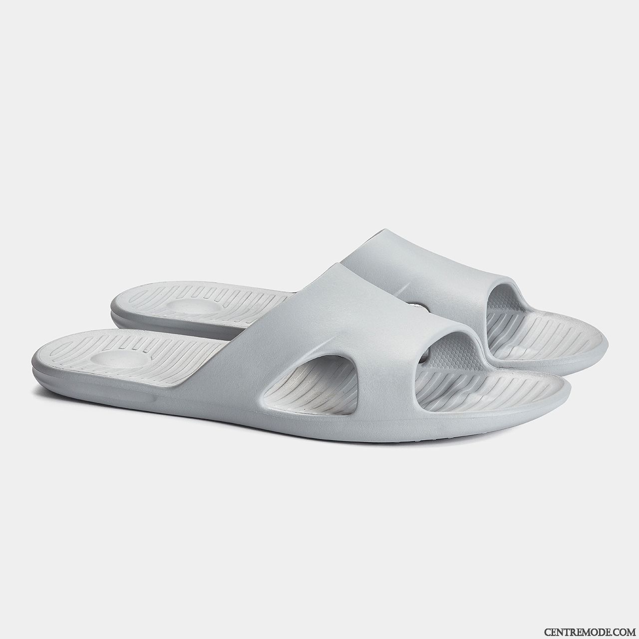 Chaussons Homme Femme Antidérapant Intérieur Tongs Chaussons Été Salle De Bains Bleu