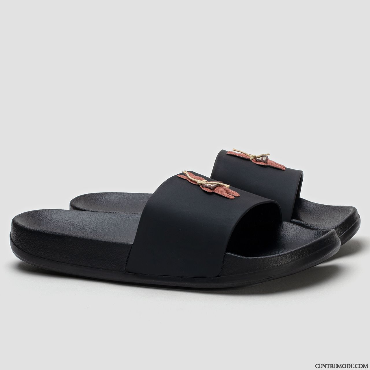 Chaussons Homme Mode Fantaisie Outwear Semelle Épaisse Été Semelle Doux Bleu