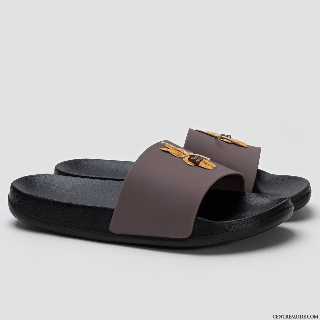 Chaussons Homme Mode Fantaisie Outwear Semelle Épaisse Été Semelle Doux Bleu