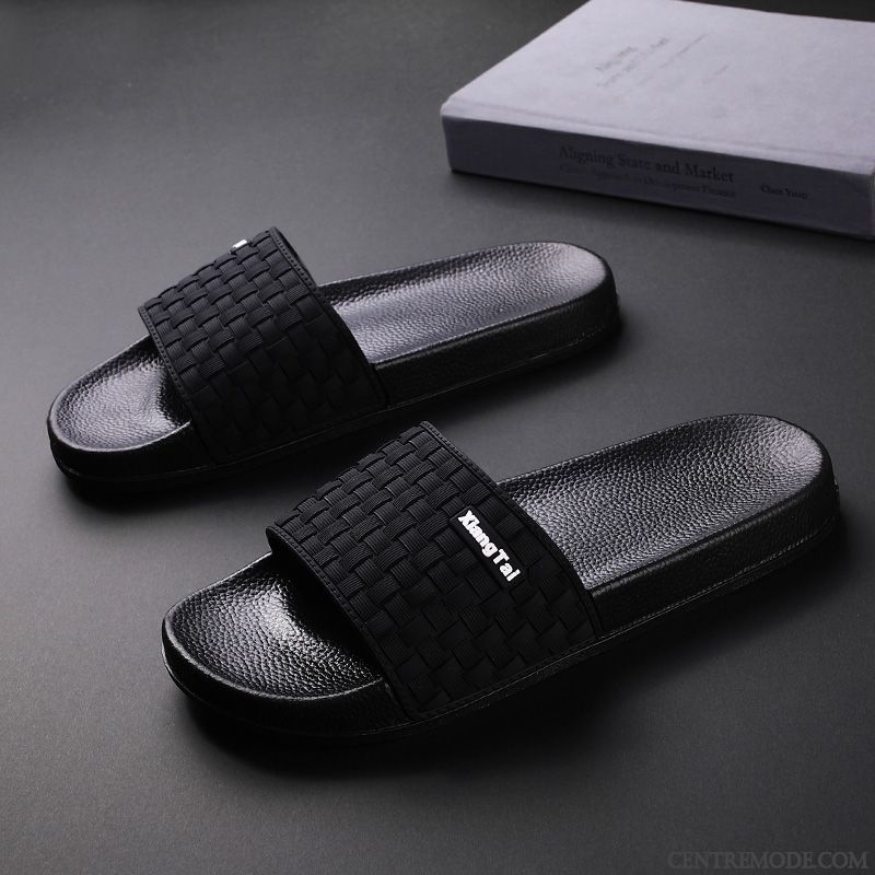 Chaussons Homme Outwear Tendance Antidérapant Plage Mode De Plein Air Bleu