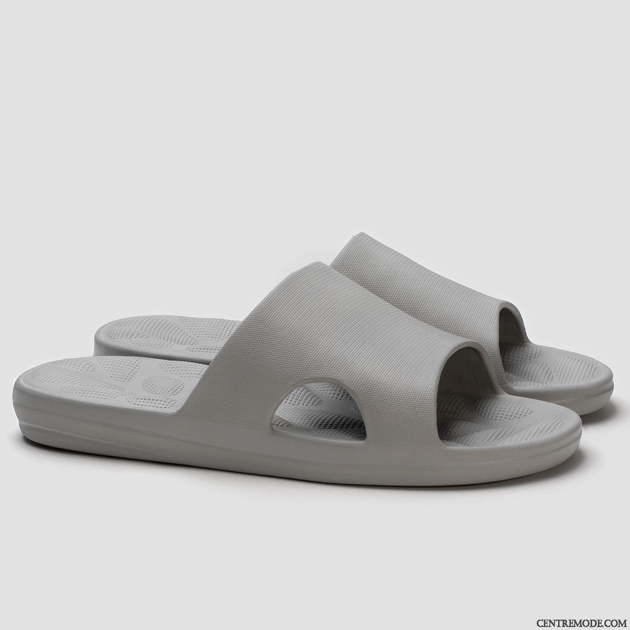 Chaussons Homme Semelle Doux Fantaisie De Maison Semelle Épaisse Salle De Bains Intérieur Bleu
