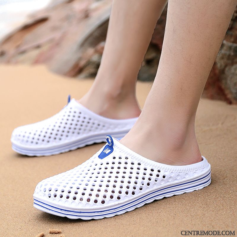 Chaussons Homme Été Tendance Décontractée De Plein Air Outwear Fantaisie Bleu