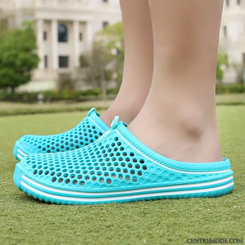 Chaussons Homme Été Tendance Décontractée De Plein Air Outwear Fantaisie Bleu