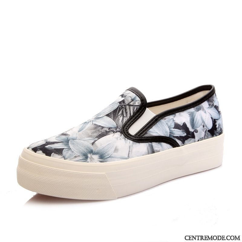 Chaussure Ballerine Femme, Mocassin Femme Confort Poudre Bleue Bleu