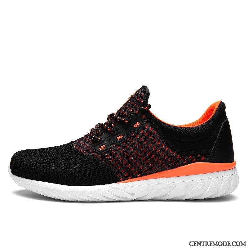 Chaussure En Cuir De Running Brun Chameau, Chaussures Homme Running Chic En Vente