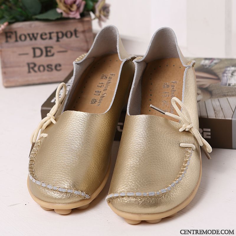 Chaussure Escarpin Femme Jaune Beige Sable, Mocassin Femme De Marque