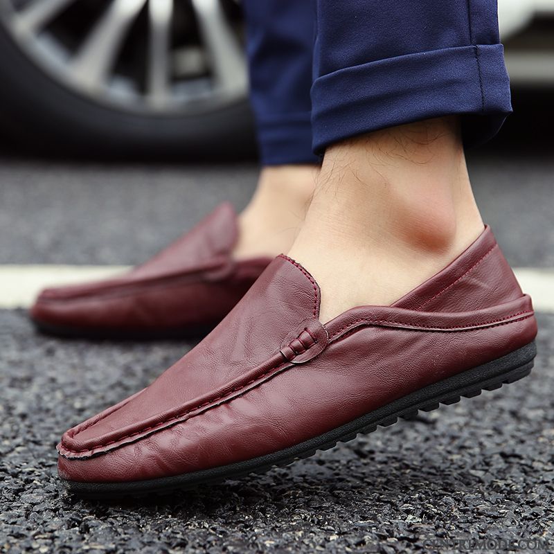 Chaussure Homme Confortable Lavande Or, Mocassin Homme A Talon Pas Cher