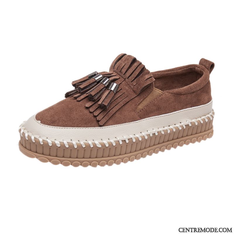 Chaussure Mocassin Daim Femme En Vente, Chaussure Mocassin Femme Tout Blanc Tomate