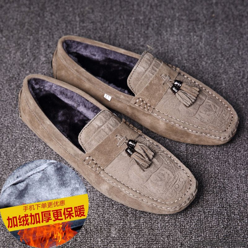 Chaussure Mocassin Homme Kaki Kaki, Chaussure Running Homme